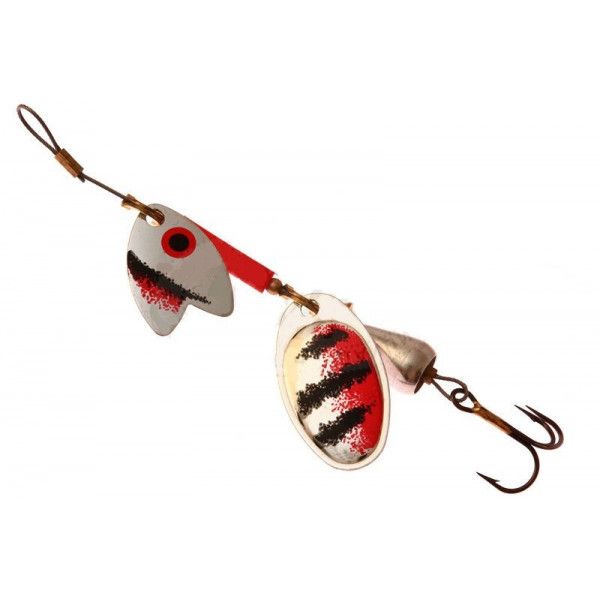Блесна вращающаяся Mepps TANDEM TROUT, 1, Black/SILVER/Red. Фото №2