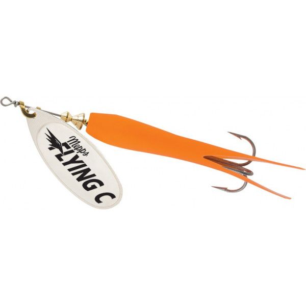 Блесна вращ. Mepps AGLIA FLYING C, 10g №3 SILVER/Orange — купить в ...