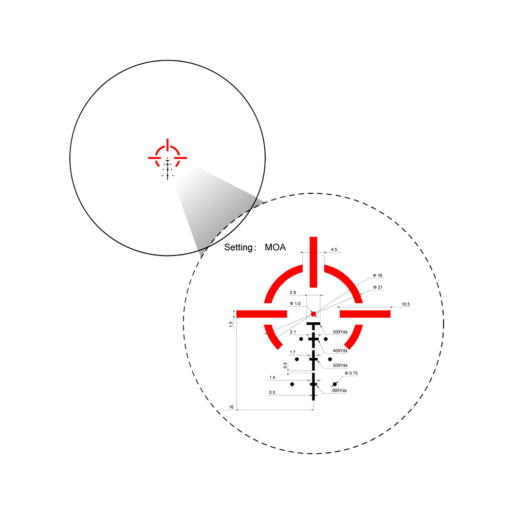 Прицел коллиматорный Vector Optics Paragon 3х18 Micro Prism. Фото №7 Прицел коллиматорный Vector Optics Paragon 3х18 Micro Prism. Фото №7