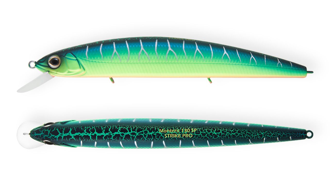 Воблер Strike Pro Montero 110SP, 110мм, 13,6гр, заглубление 0,8м-1,6м., цвет (EG-190C-SP#A223S-RP)