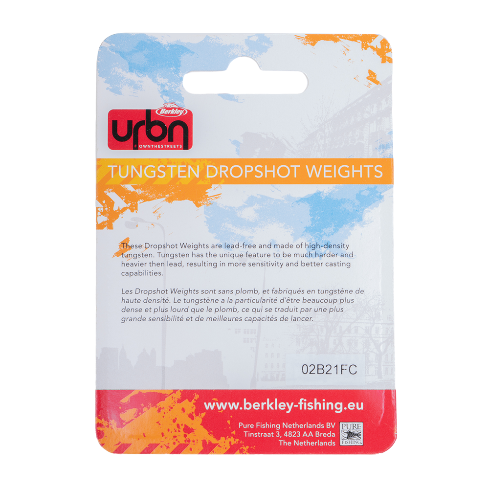 Грузило Berkley Urban Tungsten Dropshot  Weight 7g (3шт/уп). Фото №2