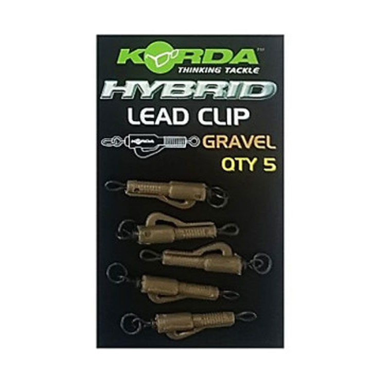 Клипса безопасная Korda Hybrid Lead Clip Gravel KHCG. Фото №2