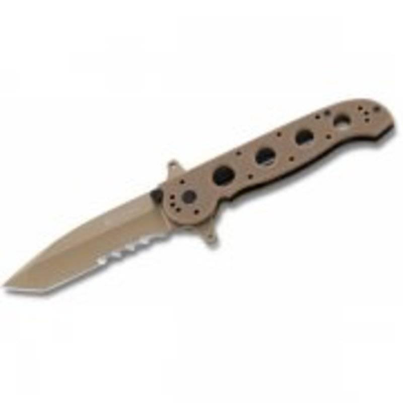 Нож складной CRKT Tan Special Forces, M16-14DSFG (серейтор)