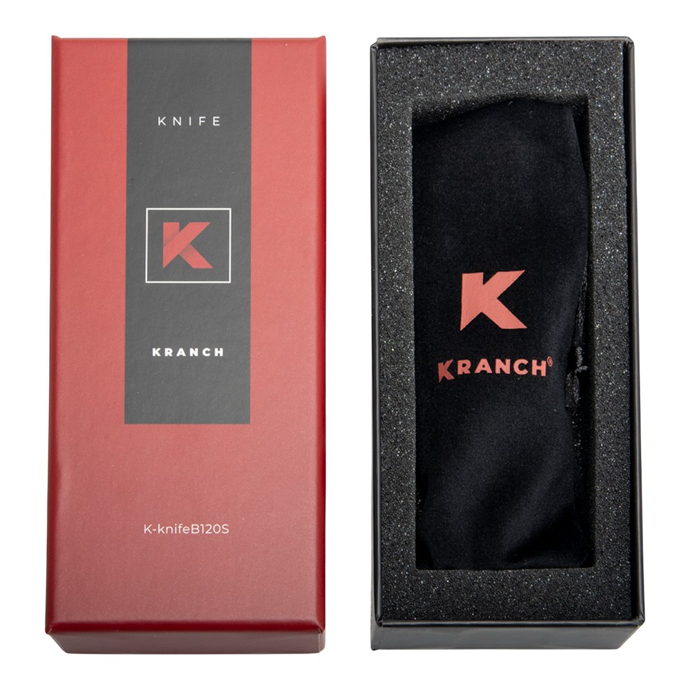 Нож складной Kranch GB-865, клинок AUS8, рукоять G10 green and black. Фото №5