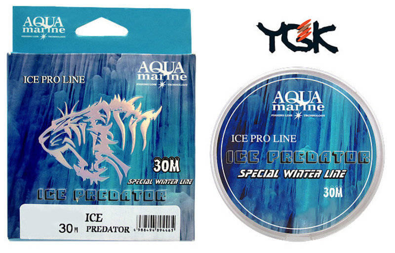 Леска зимняя Ice Predator 1.0 (0.165мм 2.62кг) 30м. Фото №1