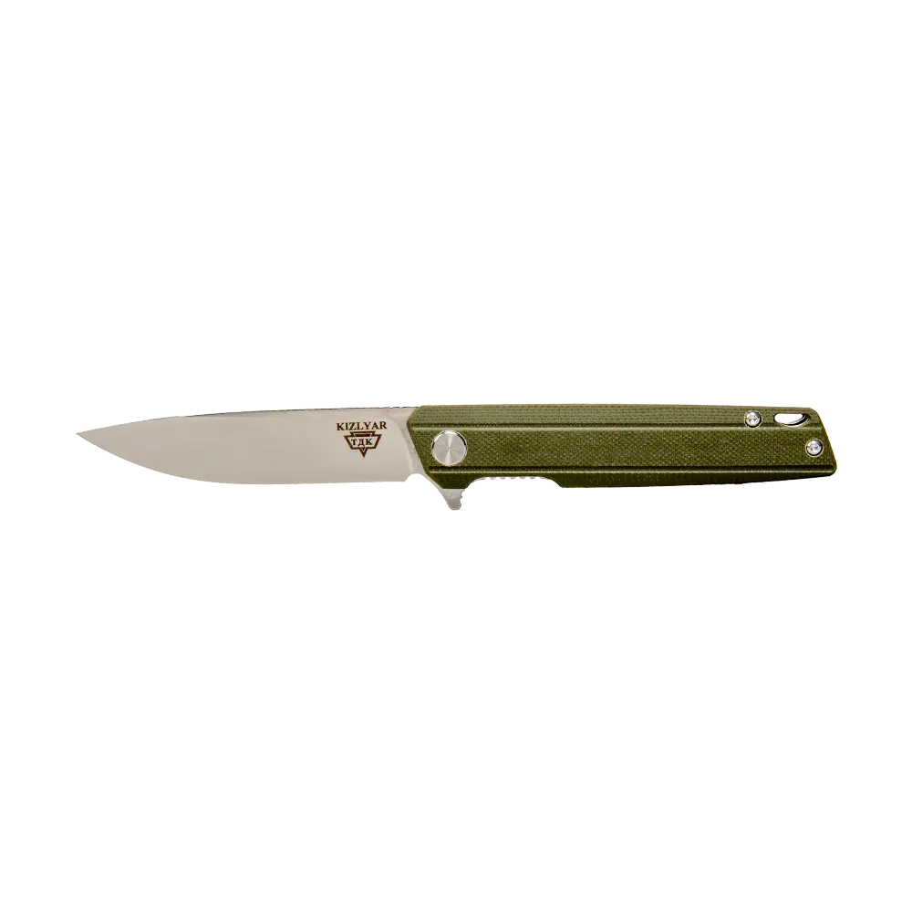 Нож складной Кизляр Чила, клинок D2, рукоять G10, зеленый. Фото №3