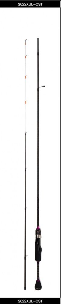 Спиннинг JS COMPANY NIXX AJING1 S622UL-XUL-CST 1,885 М 0,3-2 Г FAST ТУБУС. Фото №6