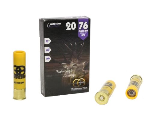 Патрон Sauvestre Lead 20/76 пуля BFS 22,5 гр. (в коробке 6 шт.). Фото №2