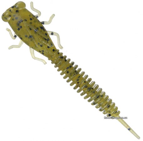 Приманка силиконовая Fanatik Larva 2" 50мм, (8шт. упак.) цвет 001. Фото №1