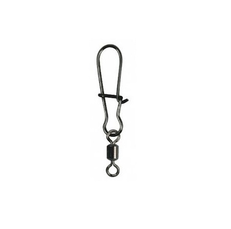 Застежка с вертлюгом GAMAKATSU Hyper EZ Snap H-Swivel №1x10 (5шт.) (149321-00100). Фото №1