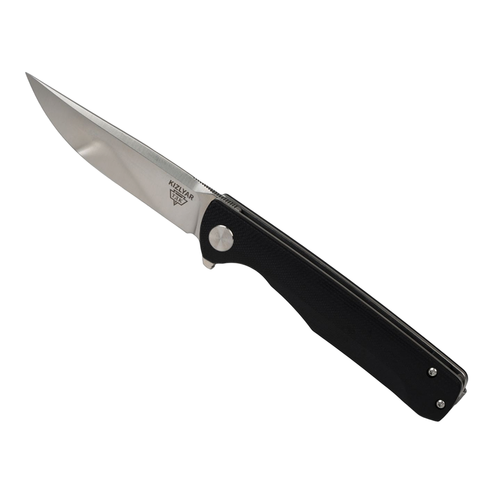 Нож складной Кизляр Arrow клинок D2, рукоять G10, черный. Фото №2