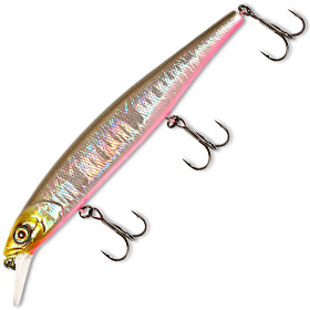 Воблер Jackall Mag Squad 128SP blackblackredbelly/magmahi 12,80см 21г 0-1,5м. Фото №1