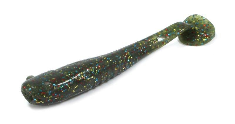 Виброхвост Lucky John Pro Series Baby Rockfish 2,4" 61мм (10шт. упак.) цвет F08. Фото №2