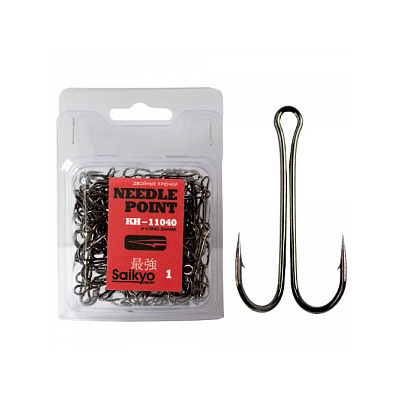 Крючки Saikyo Long Double hook KH-11040-08. Фото №1