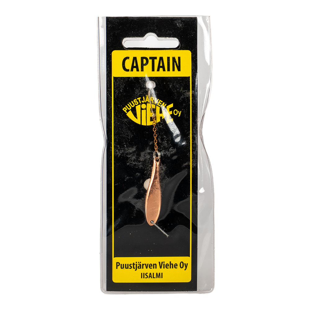 Блесна Puustjarven Captain 38мм, 5гр, цвет (Mes/Kup) цепочка-крючок. Фото №1