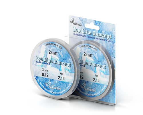 Леска ALLVEGA "Ice Line Concept" 0.10mm (25m) (1.41кг). Фото №2 Леска ALLVEGA "Ice Line Concept" 0.10mm (25m) (1.41кг). Фото №2