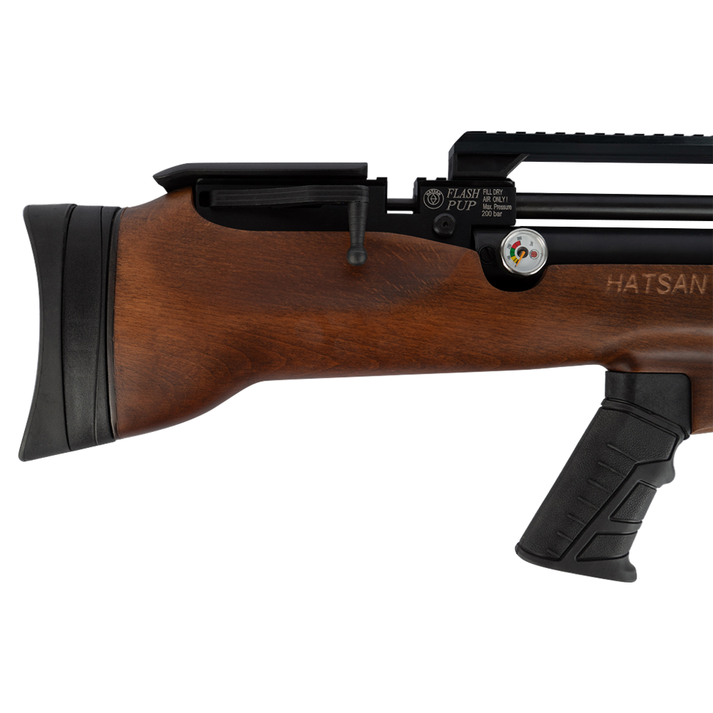Винтовка пневматическая Hatsan FLASHPUP, калибр 6.35, 3 Дж (РСР, дерево). Фото №2