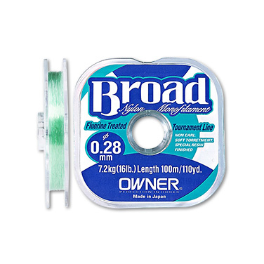 Леска Owner Broad 150м 0,12мм. Фото №1 Леска Owner Broad 150м 0,12мм. Фото №1