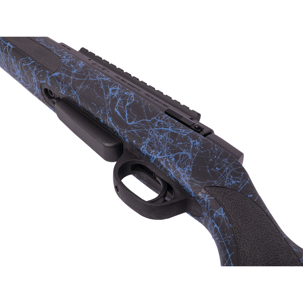 Карабин АТА ARMS Turqua Synthetic CLR BLUE (ложа софт тач, черно-синяя), целик и мушка, 308Win. Фото №10