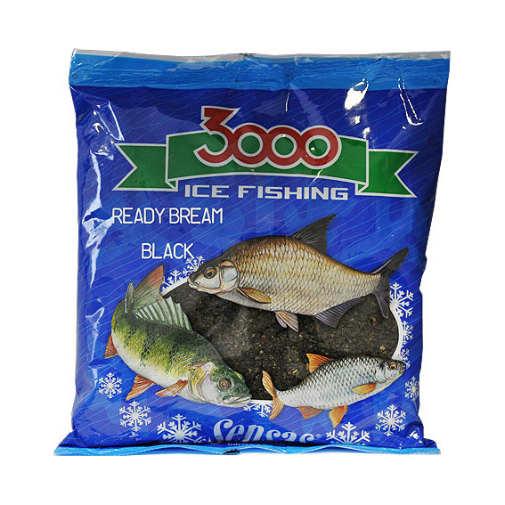 Прикормка зимняя готовая Sensas 3000 BREAM BLACK 0.5кг. Фото №2