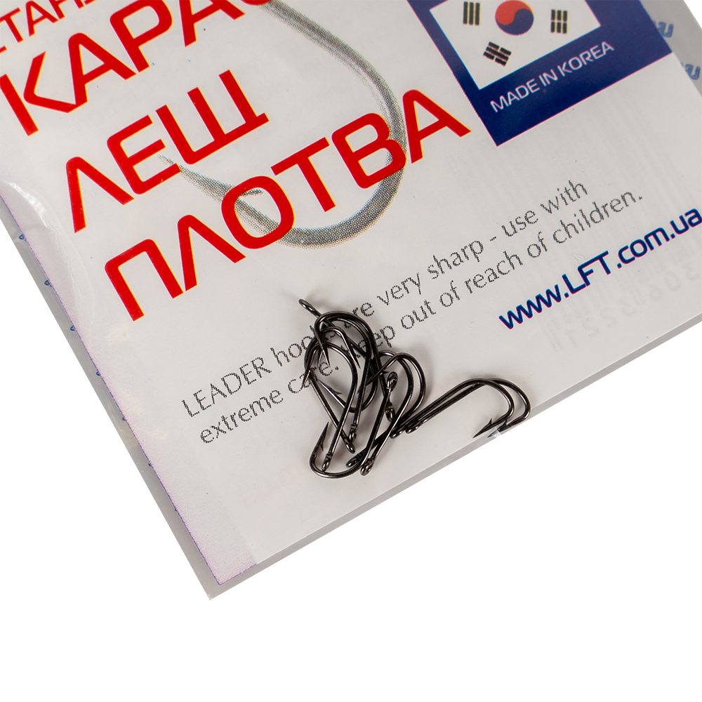 Крючки Leader SODE стандартные, color BN, №3(10шт). Фото №2