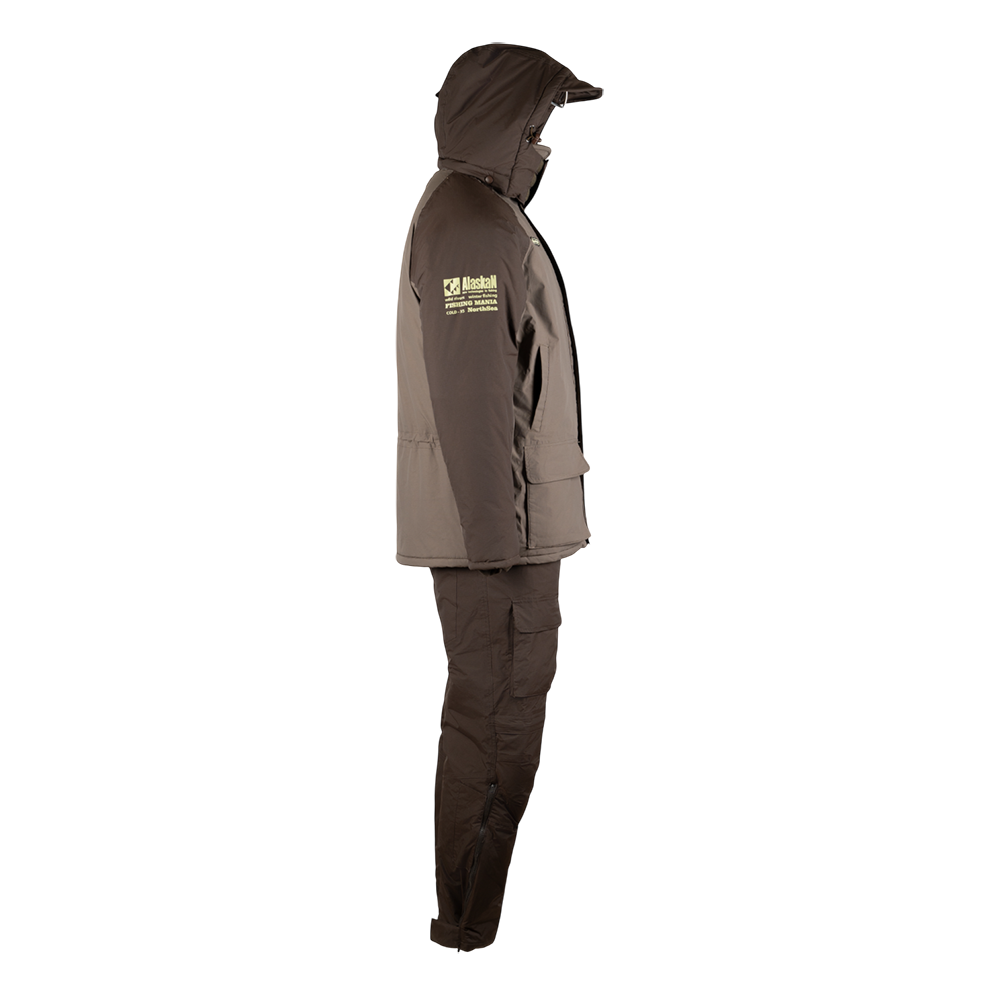 Костюм зимний Alaskan Russian Mission FS (куртка/полукомбез) хаки/коричневый р. XL. Фото №5