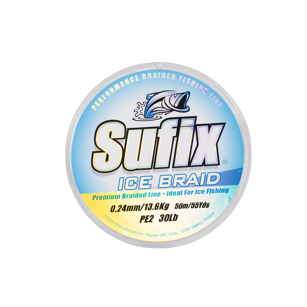 Леска плетеная зимняя SUFIX Ice Braid серая 50м 0.24мм 13,6. Фото №2