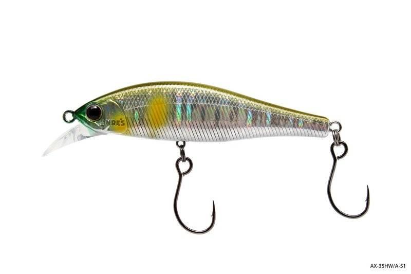 Воблер Alexandra (AX-35HW) 35мм, 1,9г, тонущий, цвет A-51