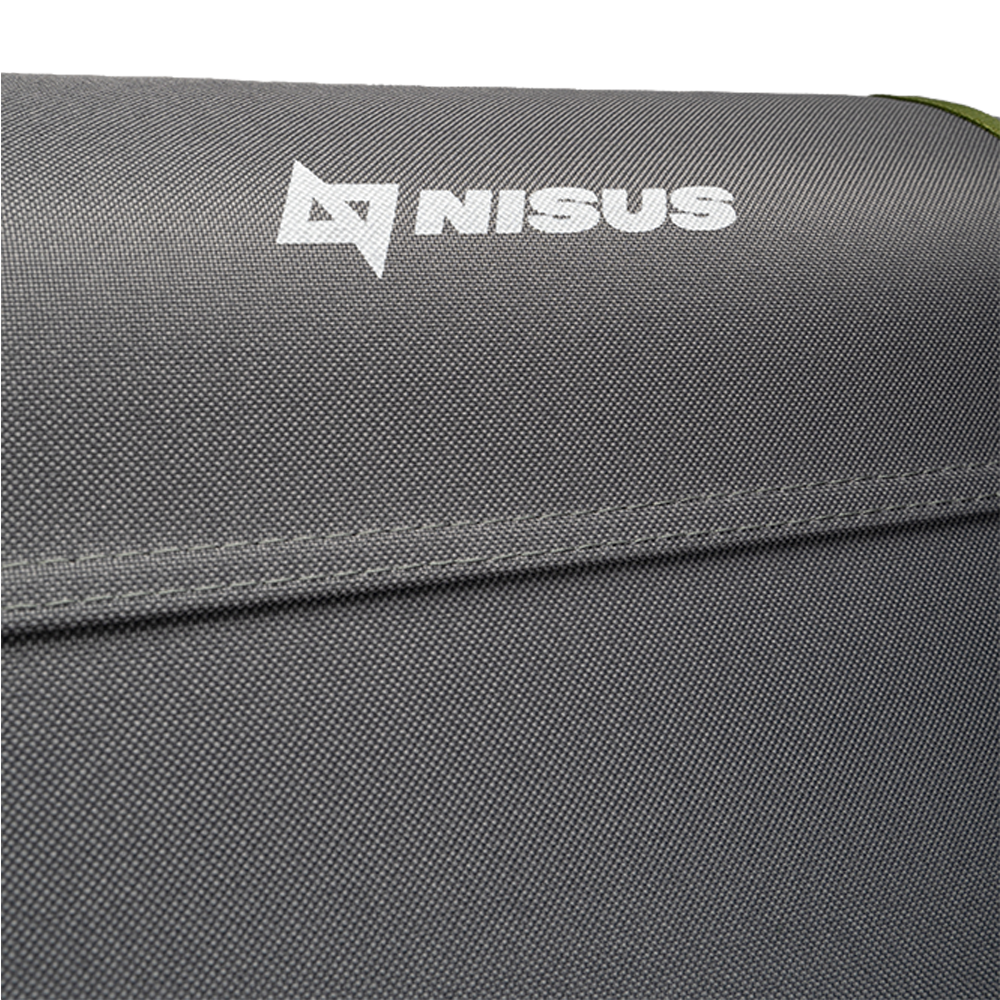 Стул туристический со спинкой СР-450.22c (ст.труба д22) серо-зеленый (T-N-TC-450.22s-GR) NISUS (Тонар). Фото №2