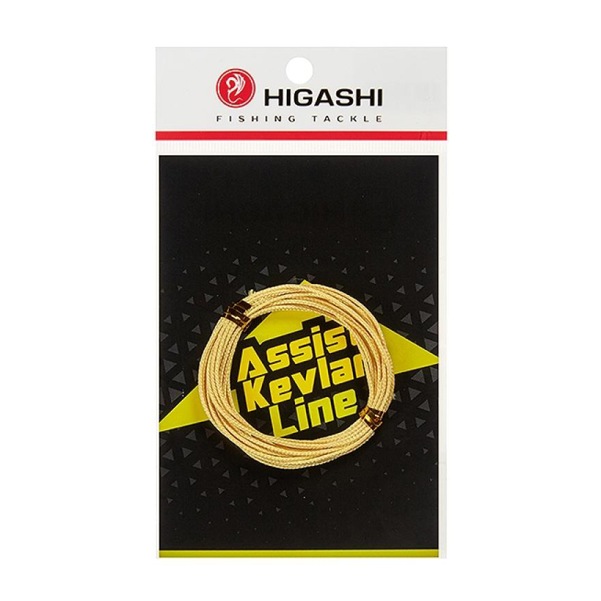 Поводковый материал HIGASHI Kevlar Line 80lbs 3м. Фото №1
