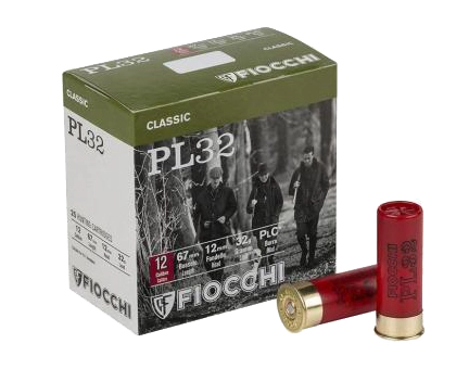 Патрон FIOCCHI PL 32 12/67/12 дробь № 5 (6), 32 гр. (в коробке 25 шт.)(250шт в коробке). Фото №1