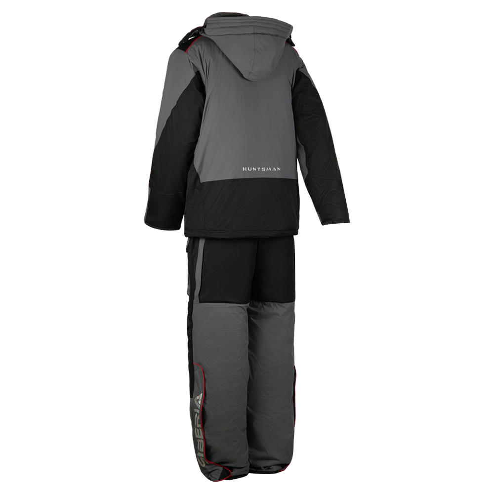 Костюм Huntsman Siberia цвет Серый/Черный ткань Breathable р. 56-58/170-176. Фото №4