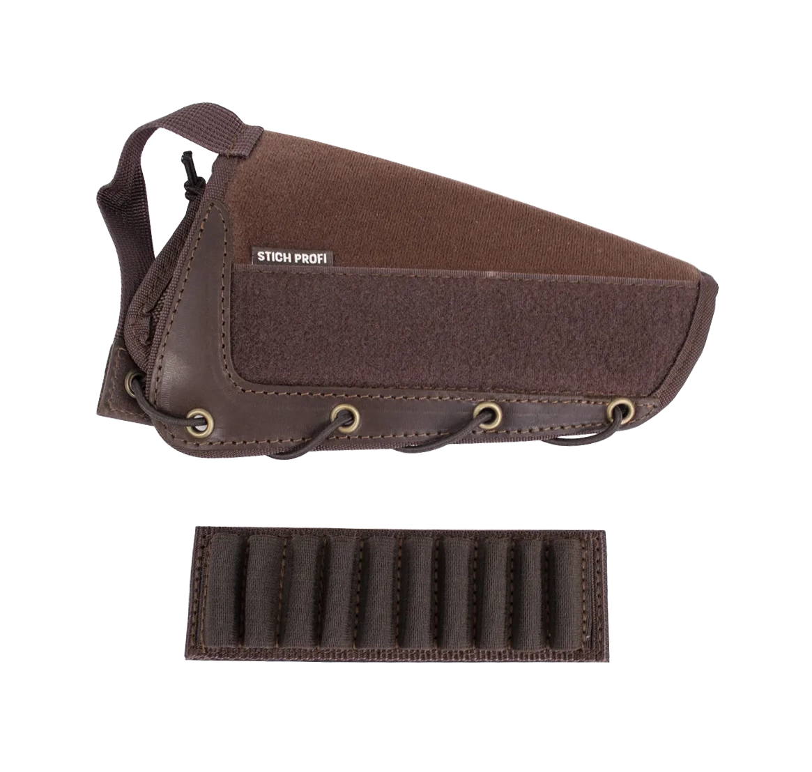 Патронташ Stich Profi на приклад на 10 патронов (7,62 кбр.) / Коричневый /