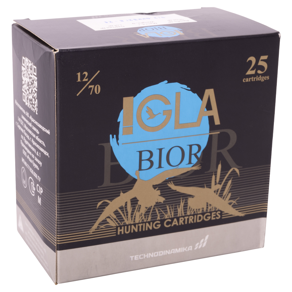 Патрон "Игла-Биор" 12/70 №9 32 гр. (пачка 25шт, короб., 250). Фото №4 Патрон "Игла-Биор" 12/70 №9 32 гр. (пачка 25шт, короб., 250). Фото №4