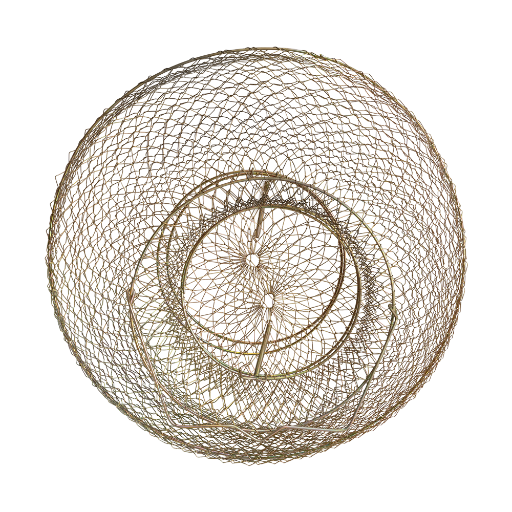 Садок рыболовный Tirana с ручкой, металлическая сетка,  d40, 40см. Фото №5