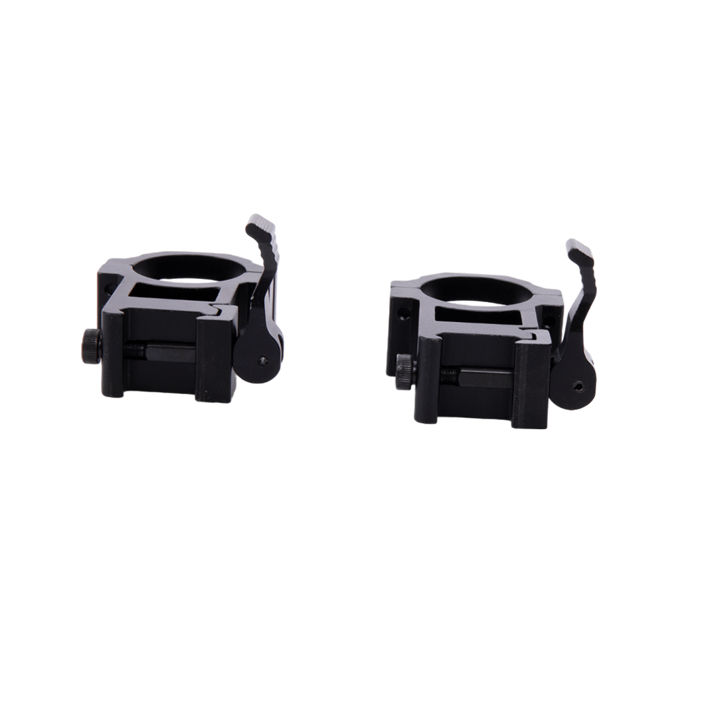 Кольца быстросъемные REMINGTON 30мм на Weaver высокие 25мм рычаг блистер. Фото №4