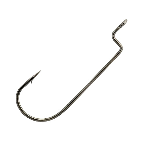 Крючок офсетный Agat Offset Hook Round Bend 5057 №1/0. Фото №2