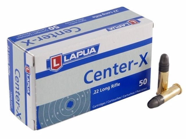 Патрон нарезной LAPUA калибр 22 LR Center -X 2,59 гр. 40 grn. (в пачке 50 шт.). Фото №3