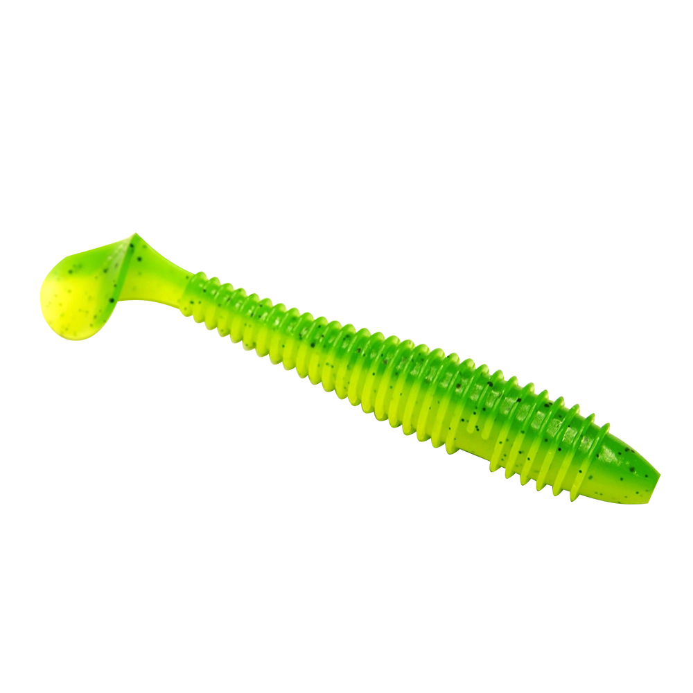 Виброхвост Esox Swinky Fat 5.5" 140мм, (3шт. упак.), цвет DC006. Фото №1