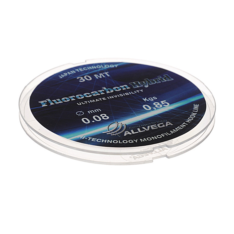 Леска ALLVEGA "FLUOROCARBON Hybrid" 0.08мм (30м). Фото №1