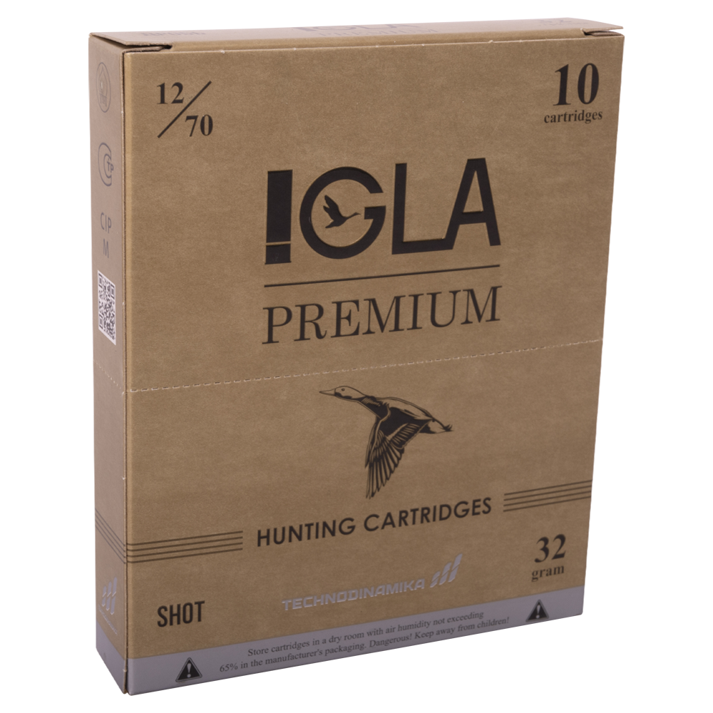 Патрон "IGLA-PREMIUM" 12/70 №3 32г (пачка 10шт, короб., 250). Фото №4 Патрон "IGLA-PREMIUM" 12/70 №3 32г (пачка 10шт, короб., 250). Фото №4