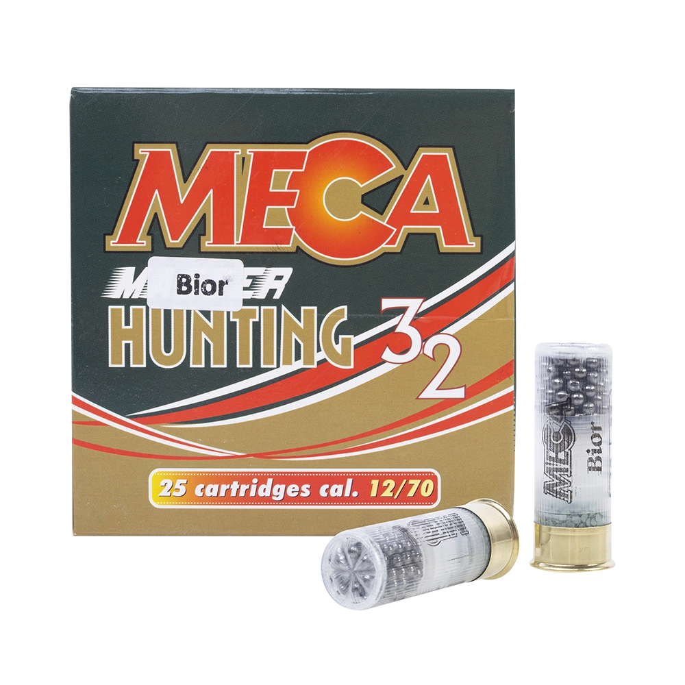 Патрон Meca Bior 12/70 №4 33 гр. (в пачке 25 шт/короб 250). Фото №1