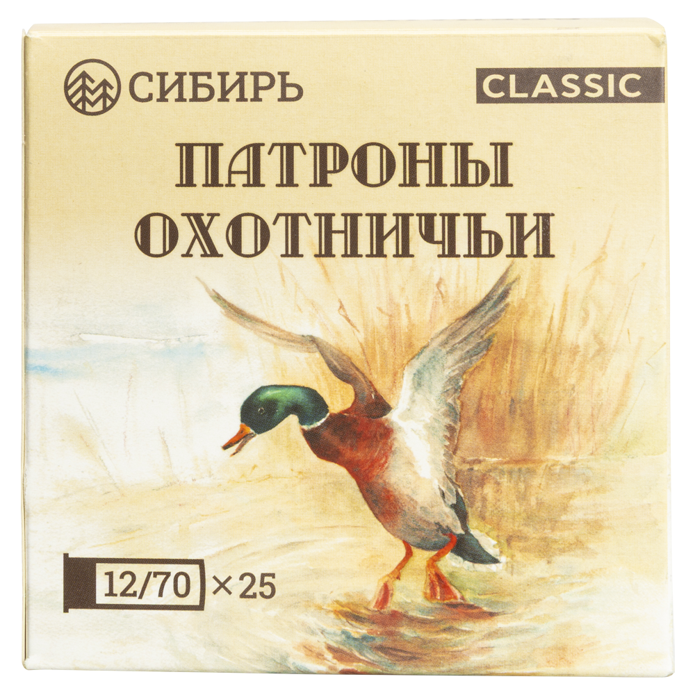 Патрон СИБИРЬ 12/70 охотничий дробовой 32г №7 (CX-2000) (пачка 25 шт) (в коробке 250шт). Фото №5