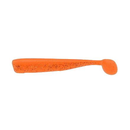 Виброхвост Helios Chebak 3,15"/8 см Orange & Sparkles 7шт. (HS-3-022). Фото №2