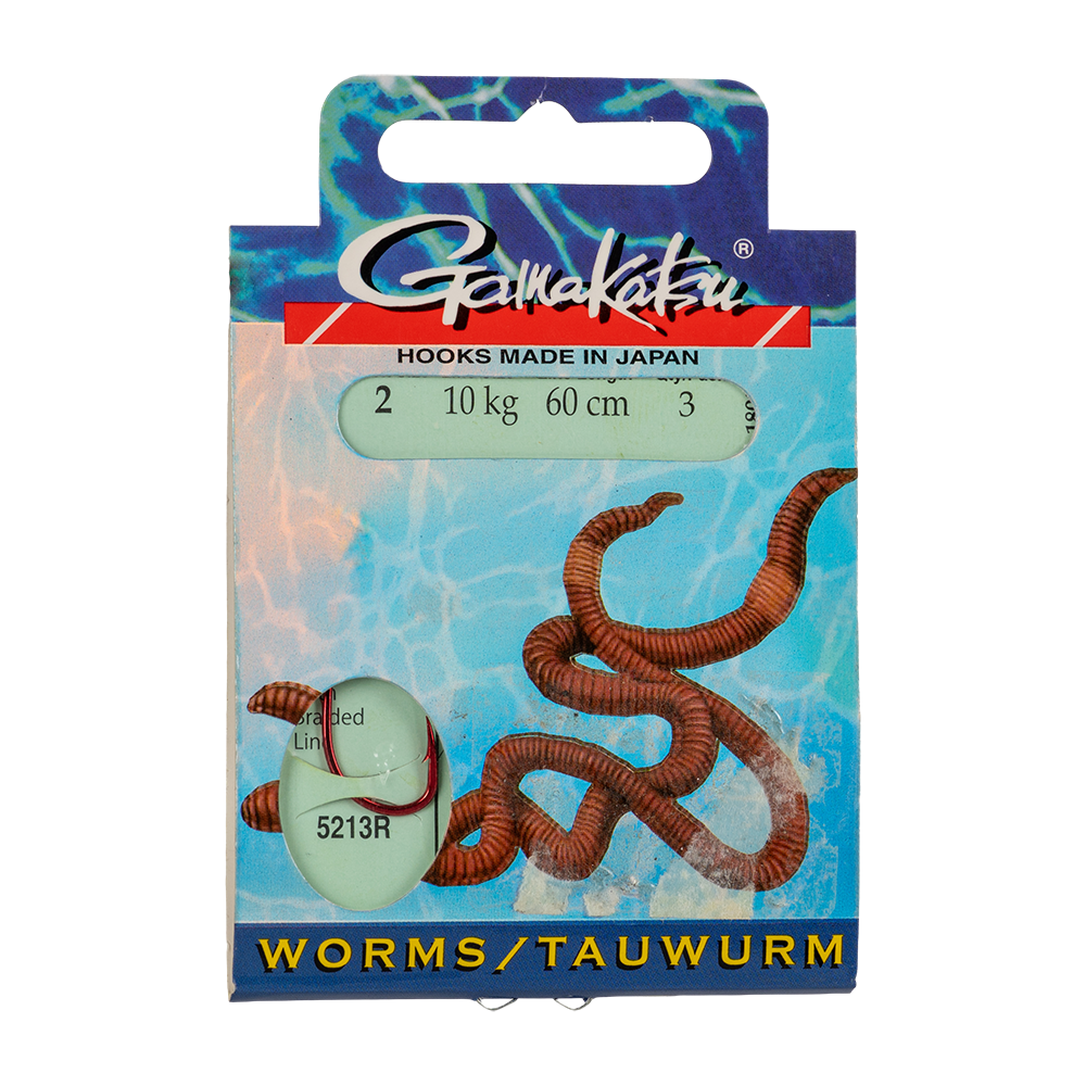 Крючок Gamakatsu BKS-5213R №2, 0,20мм, (3шт. упак)арт.180010-002. Фото №1