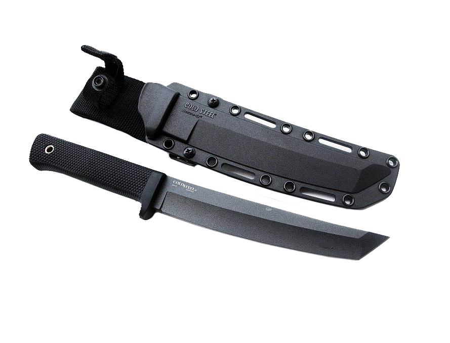 Hож Cold Steel Recon Tanto, клинок SK-5, чёрное покрытие Black Tuff-Ex. Фото №3