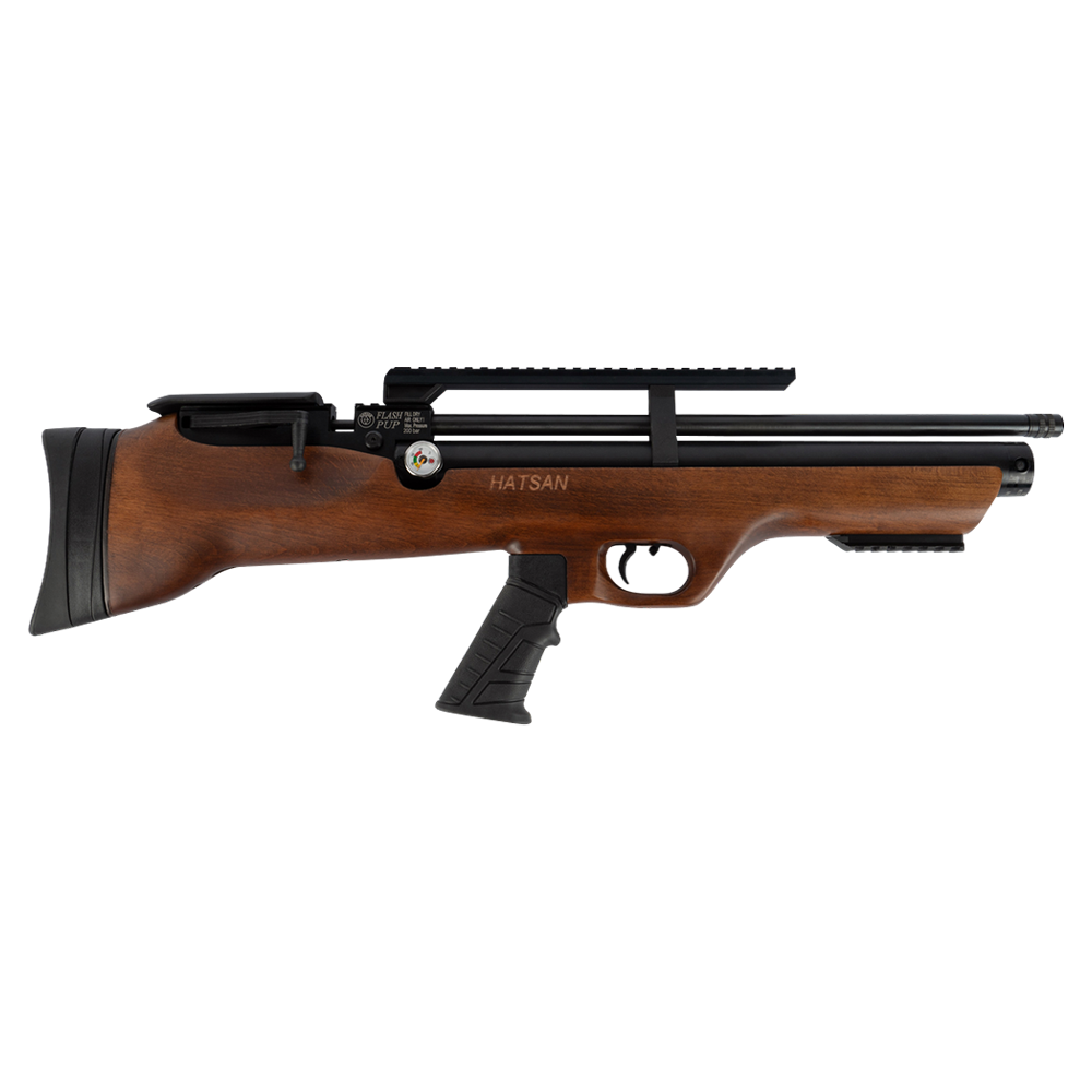 Винтовка пневматическая Hatsan FLASHPUP, калибр 6.35, 3 Дж (РСР, дерево). Фото №1