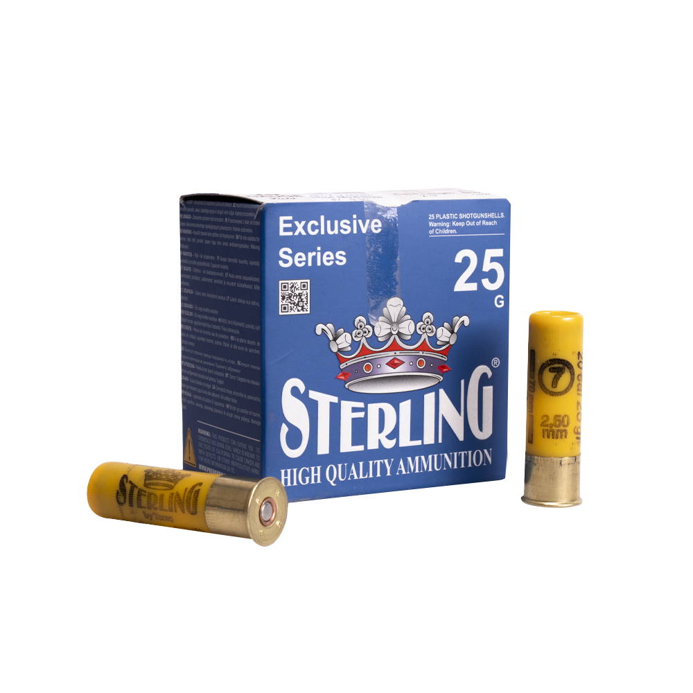 Патрон STERLING 20/70 №7 25 гр. (в пачке 25 шт.). Фото №1