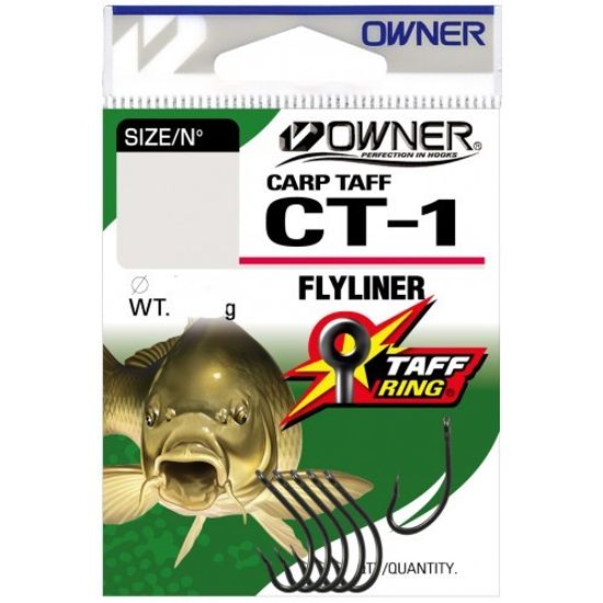 Крючок Owner Carp Taff Flyliner C1 №6. Фото №2