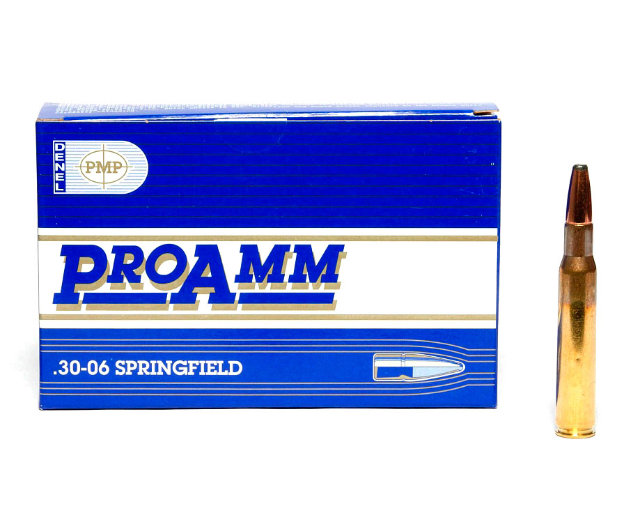 Патрон нарезной РМР калибр 30-06 SPRG SP Pro Amm 9,72 гр. 150 grn. (в пачке 20 шт.). Фото №1
